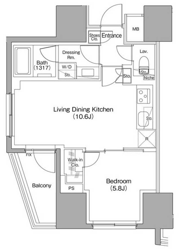 ザ・パークハビオ本郷菊坂　801