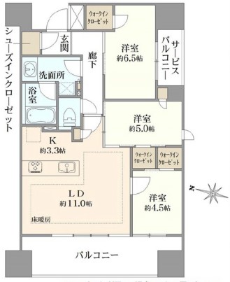 クレヴィア文京湯島 2階