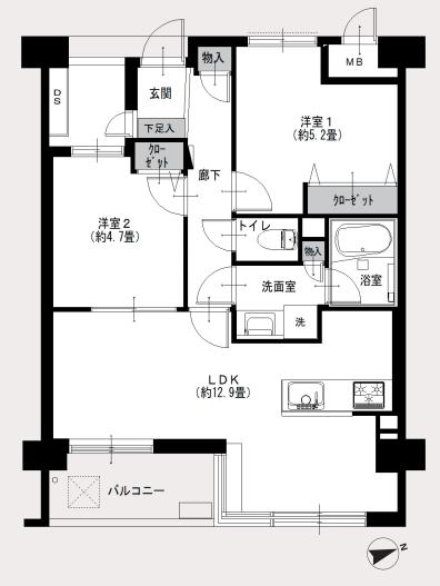 ルネ千駄木プラザ 3階