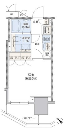 レジディア文京小石川Ⅱ　202