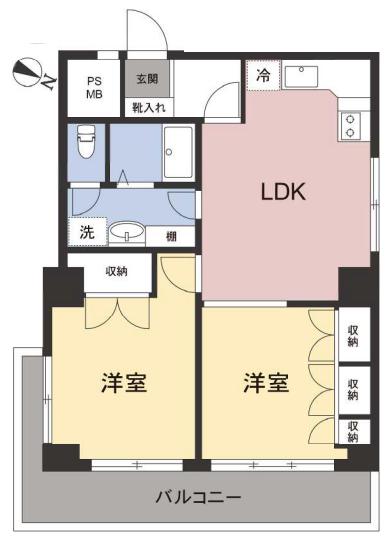 中銀音羽マンシオン 8階