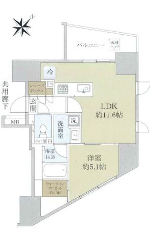 ローレルアイ茗荷谷 5階