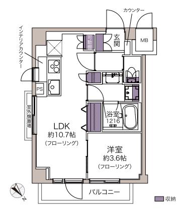 エヴェナール江戸川橋 5階