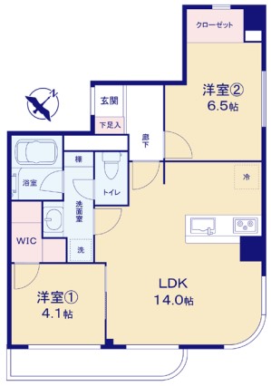 ベルスクエア小石川 9階