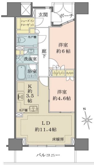 パークハウス文京関口 2階
