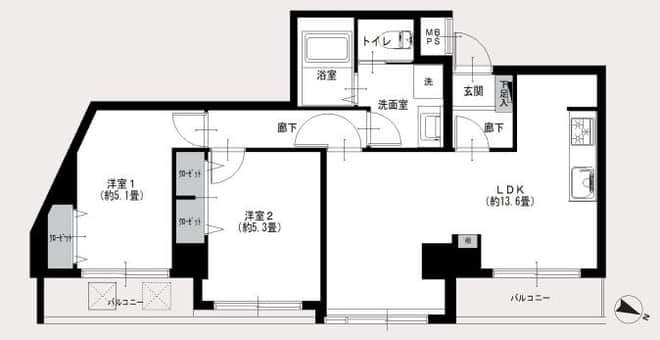 ウェルシャン池之端 5階
