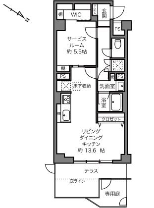 ライオンズマンション千石 1階