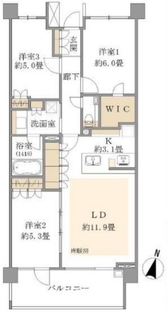 ブランズ文京護国寺 3階