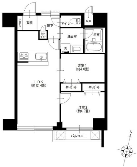グローリア後楽園 6階