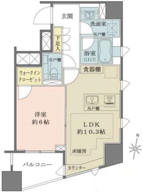 パークハウス本郷三丁目アーバンス 6階