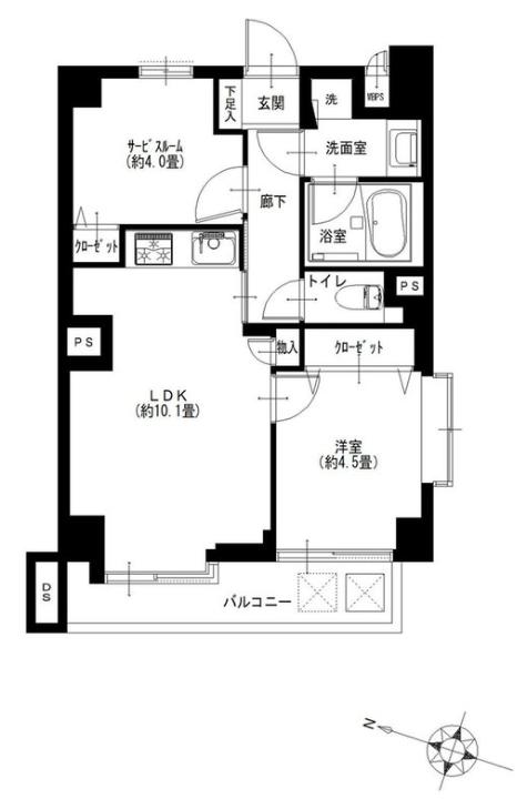 ライオンズマンション小石川第5　4階