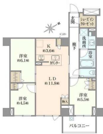 ブランズ文京小石川レジデンス 2階