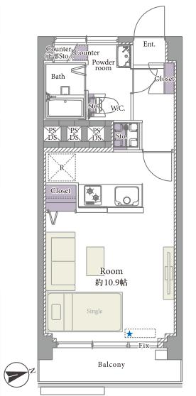 湯島武蔵野マンション 6階