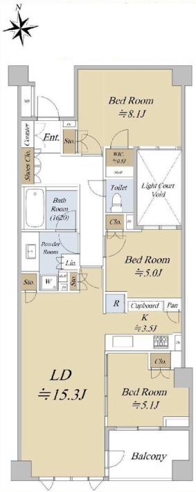 パークホームズ文京小日向ザレジデンス 2階