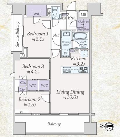 クレヴィア文京湯島 5階