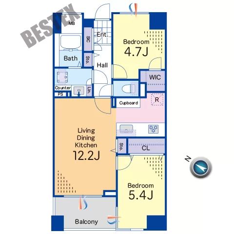 シーアイマンション根津弥生坂 4階