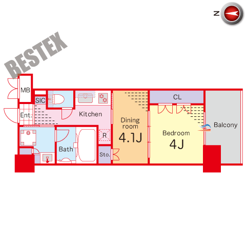 レジディア文京本郷 605