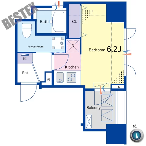 リヴシティ文京本郷 7階