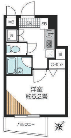 ミリオンガーデン小石川 4階