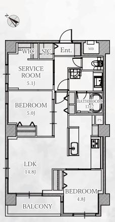 タウンシップ文京根津 6階