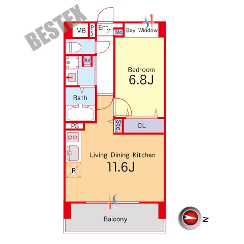 プライムアーバン千駄木 505