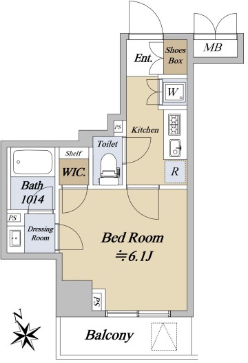 パレステュディオ文京根津 5階
