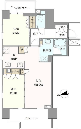 グランリビオ ザ・レジデンス 9階