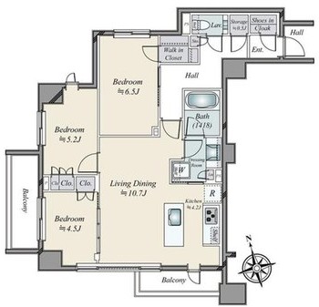 クレヴィア文京関口 2階