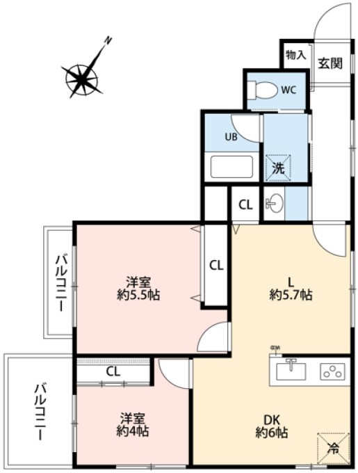 ワコー千石マンション 2階