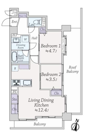 ライオンズマンション小石川第5 5階