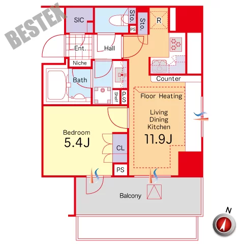 メゾンカルム本郷 210