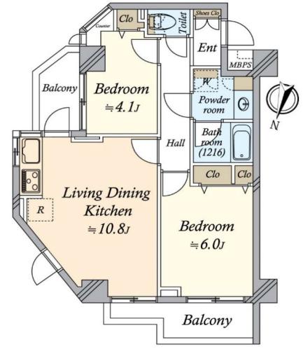 セザール小石川 4階