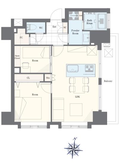 ロータリーパレス春日安藤坂 5階