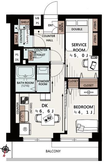 大塚コーポビアネーズ 4階