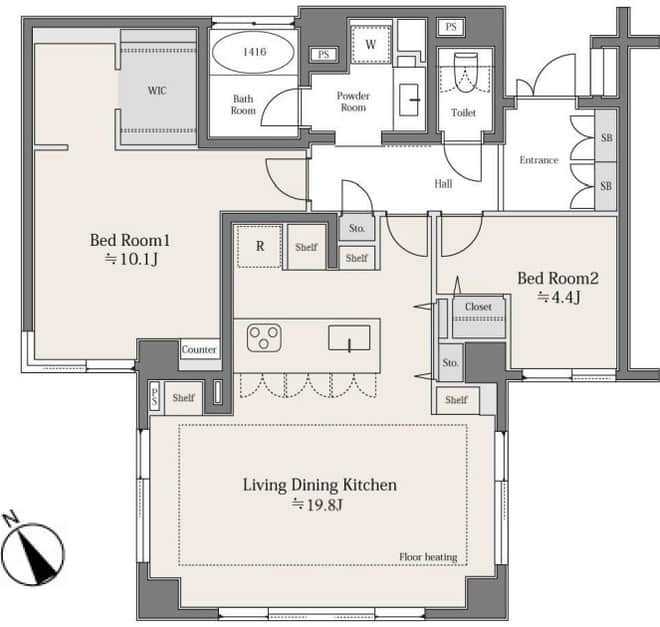 ドムス小石川 1階