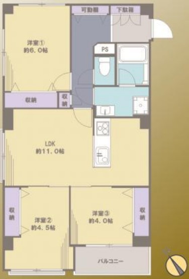 ハイネス小石川 3階