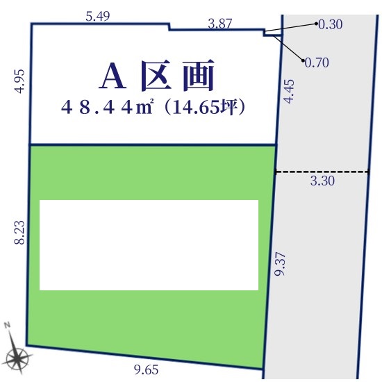 白山5丁目土地A区画（48.44）