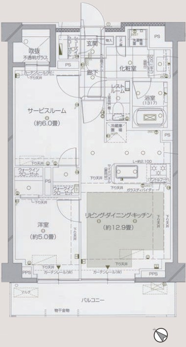 ディアナコート小石川播磨坂レジデンス 2階