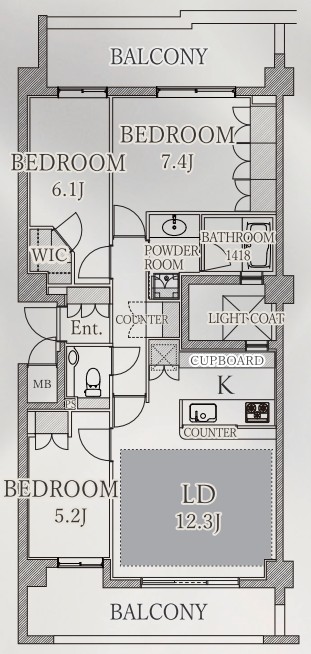 サンウッド文京開運坂上 4階