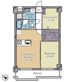 プレジデントハイツ根津 7階