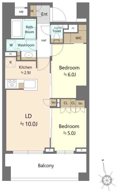 グランリビオ ザ・レジデンス 6階