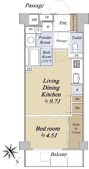 シティテラス文京小石川 4階