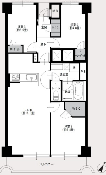 ファミール本郷 5階
