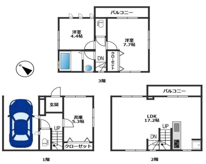 千石2丁目戸建（78.96）