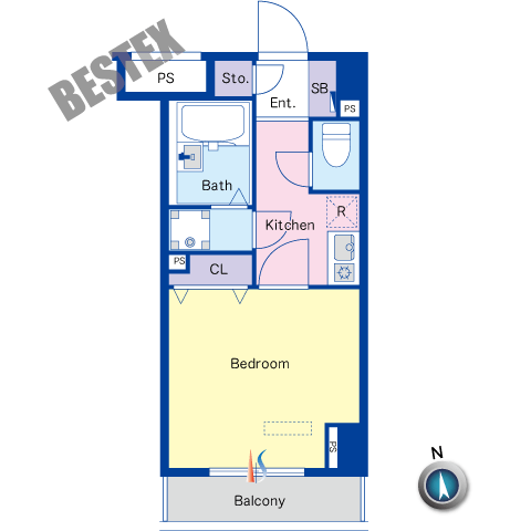 スカイコート本郷東大前壱番館 6階