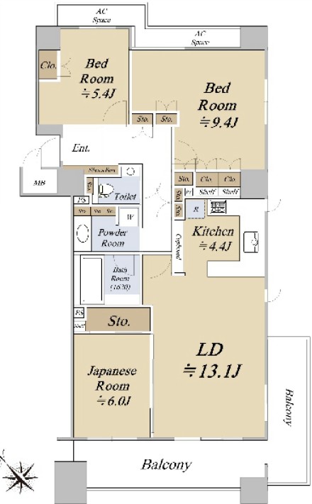 パークホームズ文京千石ステーションアリーナ 3階