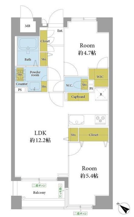 シーアイマンション根津弥生坂 4階