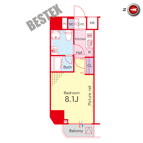 ジェノヴィア東大前グリーンヴェール 201
