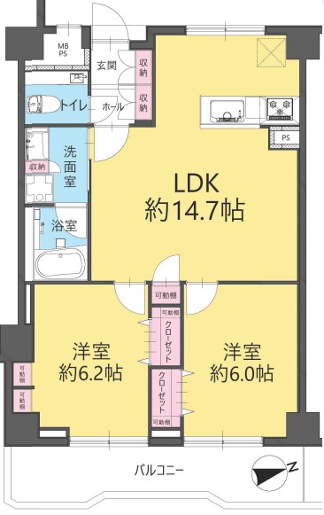 朝日江戸川橋マンション 9階