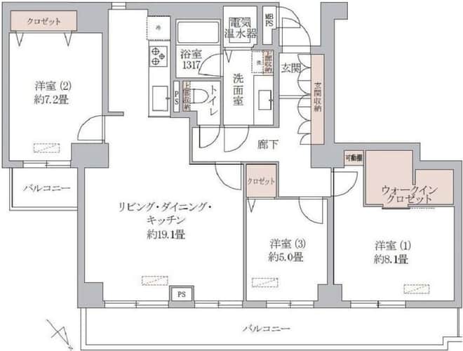 ヴェラハイツ小石川 3階